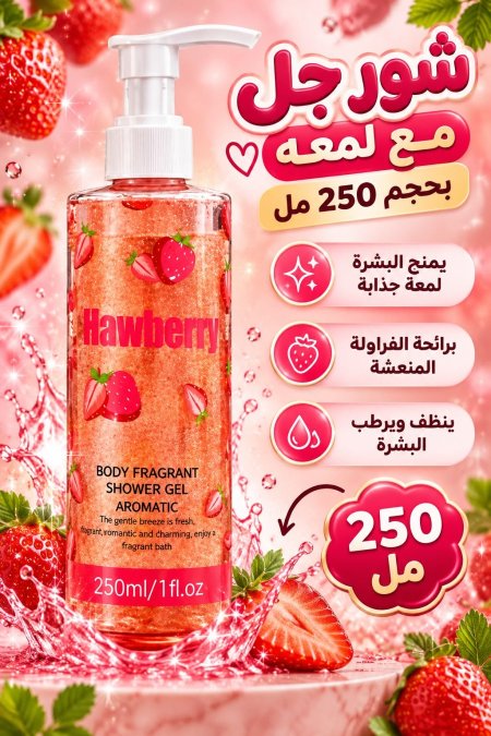 شور جل مع لمعة 250 مل